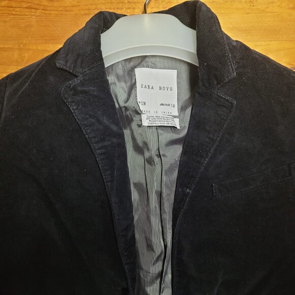 Zara Boys Jacket corduroy blazer Size 7-8 - Picture 6 of 9